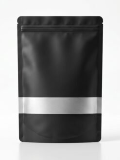 Black Aluminum Plastic Ziplock Bag