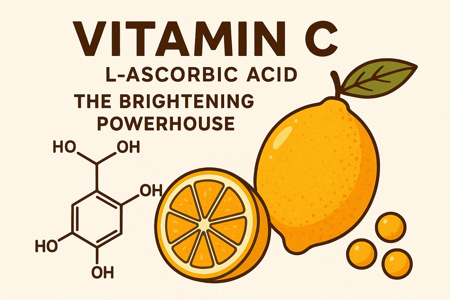 Vitamin C (L-Ascorbic Acid): The Brightening Powerhouse