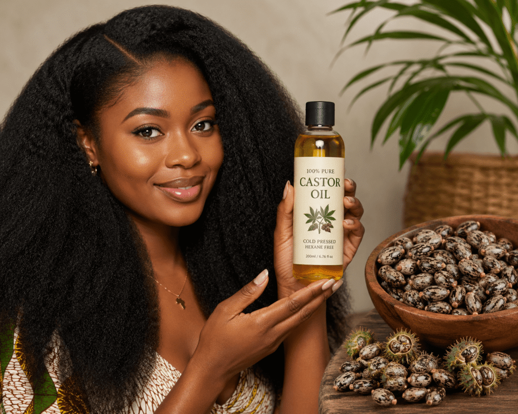 Natural beauty with castor oil