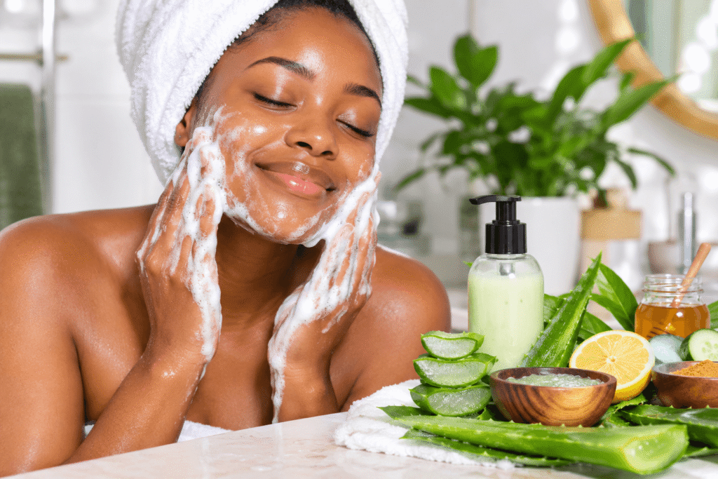 Natural face wash